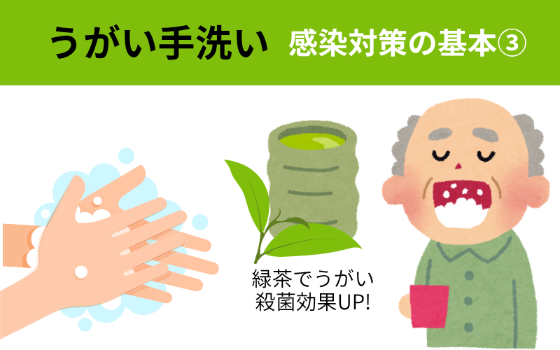 うがい手洗い感染対策の基本③